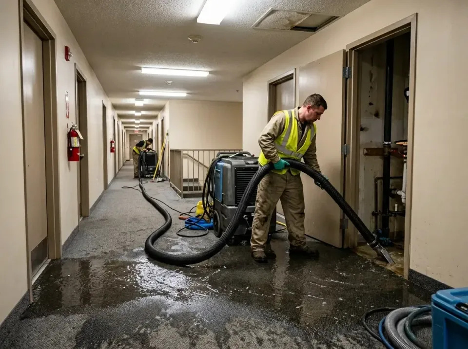 multi-unit-apartment-hallway-f-005 — frequently asked questions, Emergency Burst Pipe Water Extraction & Removal in Harris H…